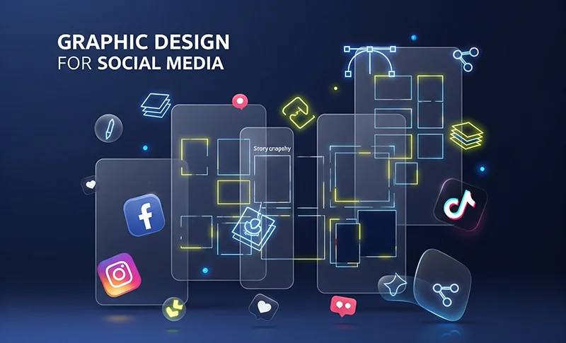 طراحی گرافیک برای سوشال مدیا